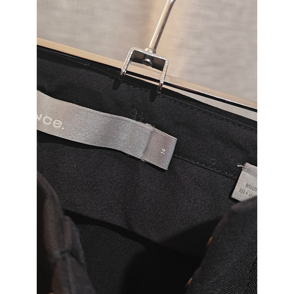 Vince Black Italian Wool Blend Cuffed Ankle Trousers V473221483 Womens 14 - Picture 10 of 12